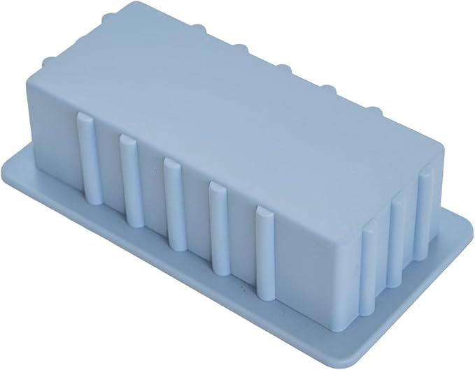 2-Pack HYICE ice block mold, Heavy Duty Silicone ice cube tray, Stackable Design, Easy Ice Removal, Non-Stick, Extra Large Blocks for Cold Plunge, 2.5 lb, Pack of 2, Light Blue
