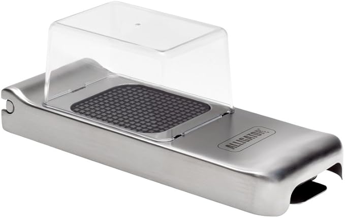 Alligator Vegetable Chopper with Container | Food, Salad, Veggie Dicer, Manual Onion Chopper Vegetable Cutter | 3 Stainless Steel Blades Included | Perfect for Kitchen Prep