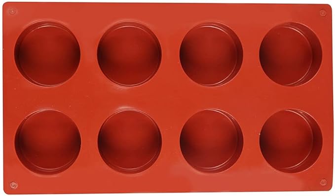 Silicone 11/8/6 Cavity Cylinder Shape Cake Mold For Baking Dessert Ice-Creams Mousse Mould Fondant Decorating Tools (8 Cavity)