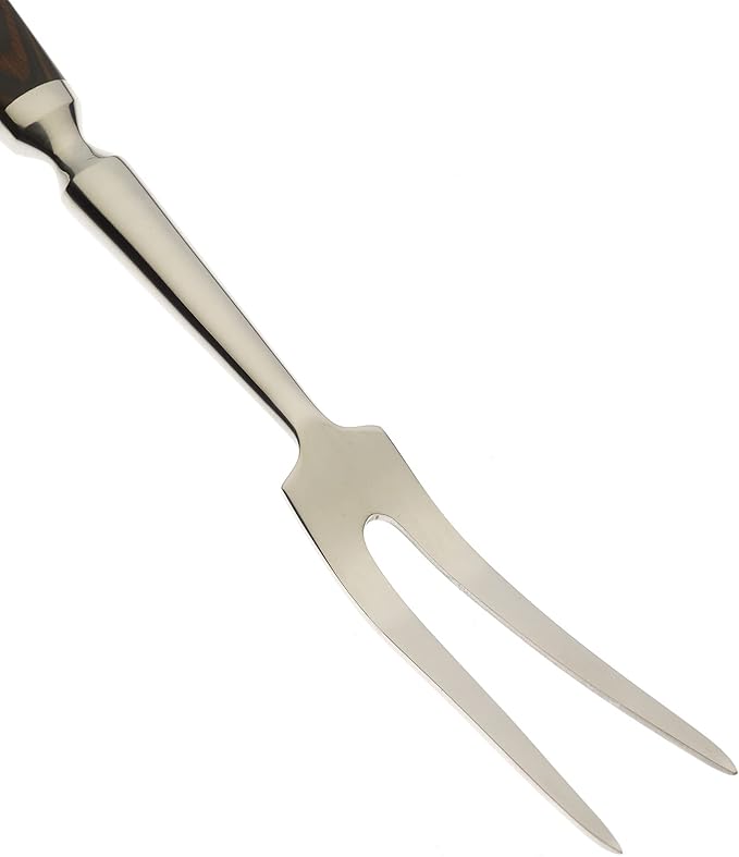 Mercer Culinary Praxis Forged Fork with Wood Handle, 12-1/4 Inch, Wood