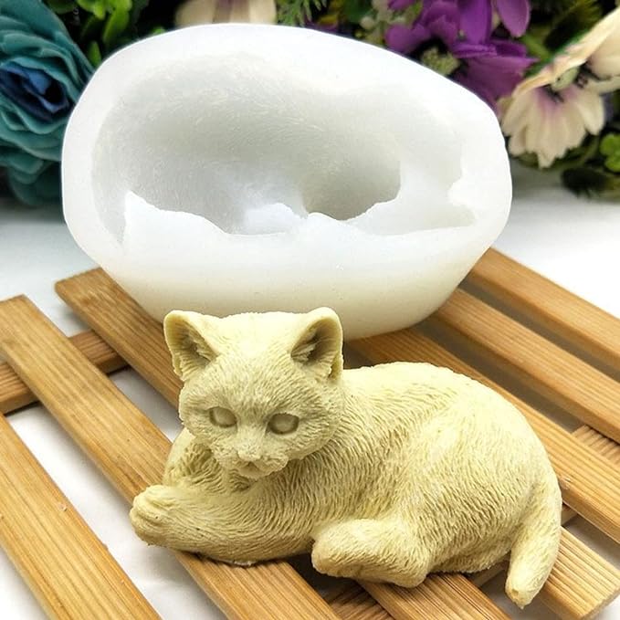 Silicone Soap Soap & Candle Mold - Silicone 3D Molds for Candy & Home Decor - Resin Casting & Making Molds