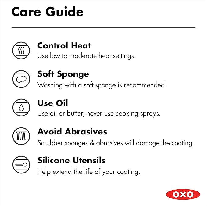 OXO Agility 10" Nonstick Frying Pan Skillet, Ceramic PFAS-Free Nontoxic Cookware, Induction Suitable, Compatible on All Cooktops, Dishwasher & Oven Safe, Stainless Steel Handle, Black