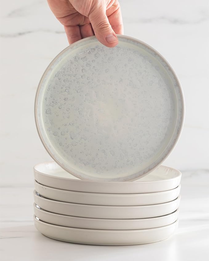 Stoneware dinnerware set 4 persons 12 pcs - Mediterranean dinnerware set, dishwasher, microwave and scratch resistant - bowl and plate set - dinnerware Pure Living Light Beige…