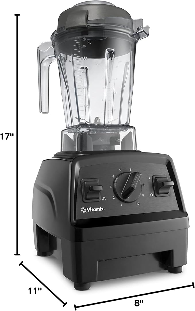 Vitamix Explorian E310 Blender, Professional-Grade Kitchen Blender for Smoothies, Soups, Juices and More, 10-Speed, Stainless Steel Blades, Self-Cleaning Kitchen Appliance, 48 Oz Container, Black