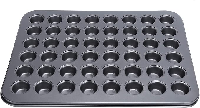 YUYTE 48-Cup Nonstick Muffin Baking Pan, HighQuality Carbon Steel Mini Cupcake Pan, YUYTE2hf5oqikn0