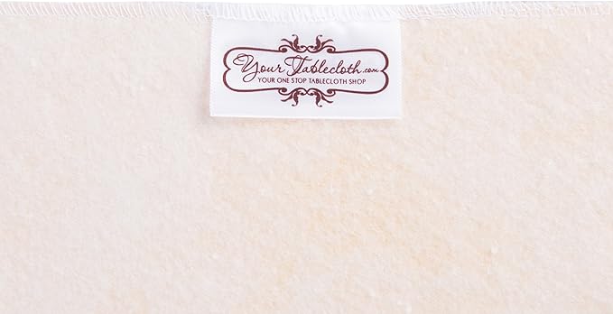 Yourtablecloth Heavy Duty Vinyl Rectangle or Square Tablecloth – 6 Gauge Heavy Duty Tablecloth – Flannel Backed – Wipeable Tablecloth with Vivid Colors & Many Sizes 52 x 70 Rust Print