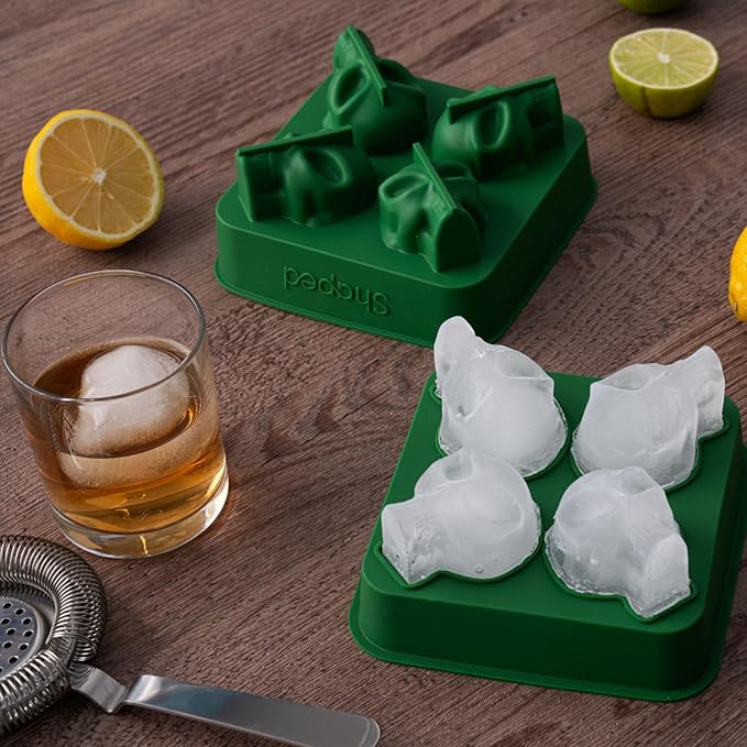 SHAPED 3D Ancient Alien Ice Mold Trays, Flexible Silicone Alien Figure Makers for Ice Cubes, Soaps, Chocolates, DIY Figures, Cookies, Resin Models