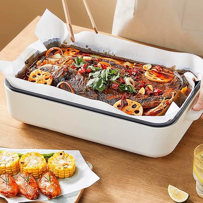 Parchment Paper Sheets 300Pcs,6x8In Baking Paper,Baking Supplies Sheets Non Stick,Non-Toxic Baking Parchment for Air Fryer, oven liner,Grilling, Steaming Cooking Bread Cake and Wrapping Food