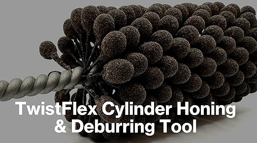 TwistFlex Cylinder Hone | 1-1/2" 320AO for Brake Cylinders, Valve Guides, Hydraulics, 1.5" Diameter for Hole Diameters 1.37"- 1.5" | Aluminum Oxide 320 Grit (Pack of 1)