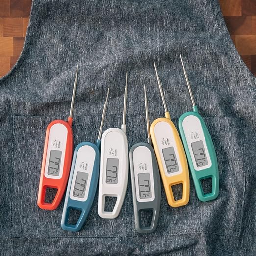 Lavatools Javelinยฎ Ultra-Fast 3-Second Digital Instant Read Meat Thermometer for Grill and Cooking, 2.75" Probe, Compact Foldable Design, Large Display, IP65 Water Resistant, NSF Certified โ Ube