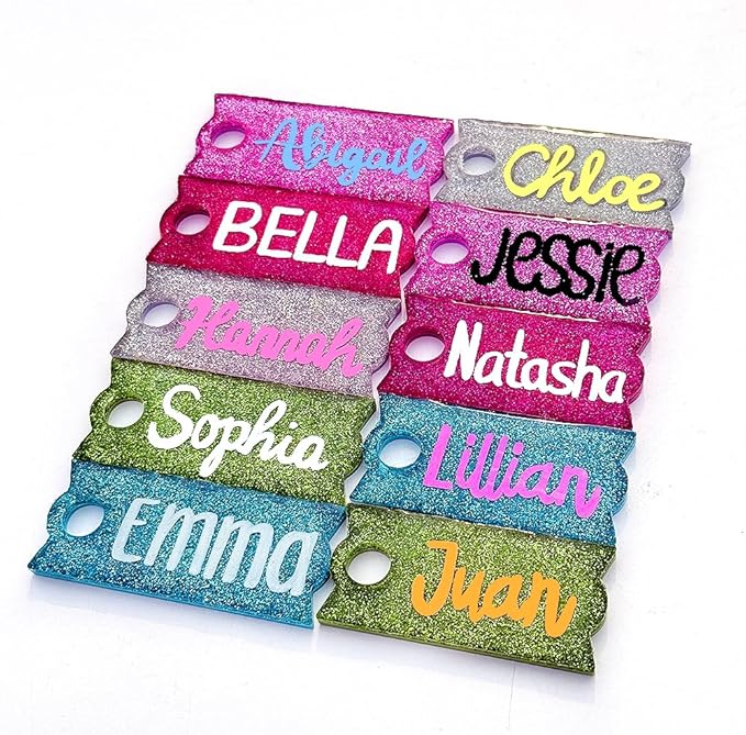RESINWORLD 10-Cavity 20oz/30oz & 40oz Name Plate Silicone Mold, Cup Topper Mold for Resin Casting