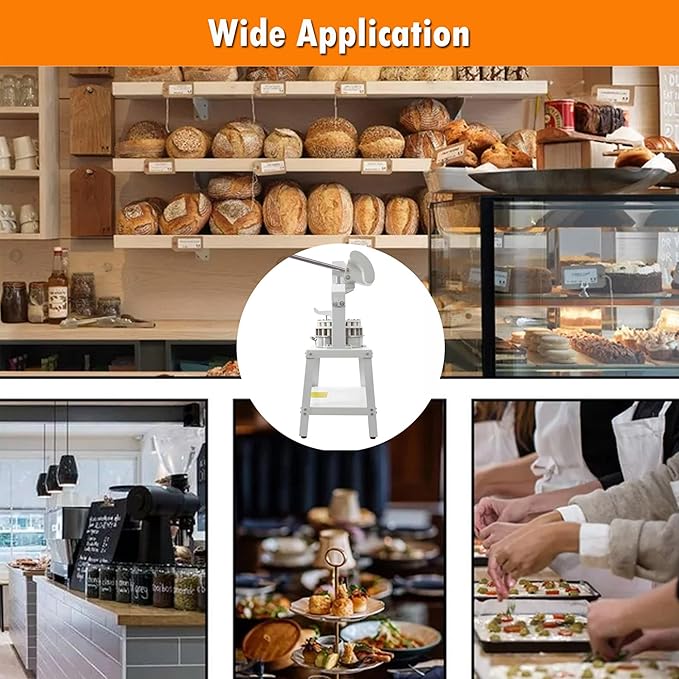 INTSUPERMAI Dough Divider Machine 40 Pcs Manual Dough Divider Rounder Machine Hydraulic Commercial Dough Cutter Bread Maker Lump Spacer Bakery