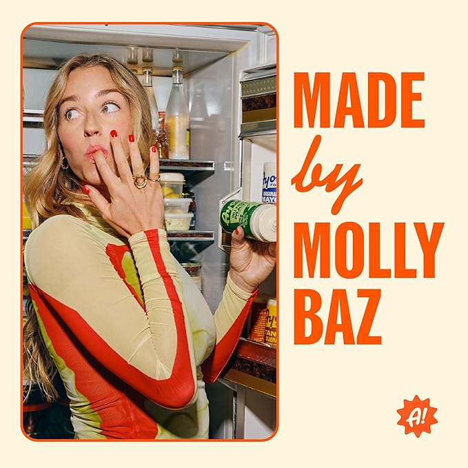 Ayoh Foods, Mayo Gone Wild, Made by Molly Baz - Easy to Squeeze, Perfect for; Sandwiches, Burgers, Fries, Nuggets, Wraps & Dips (Original Mayo)