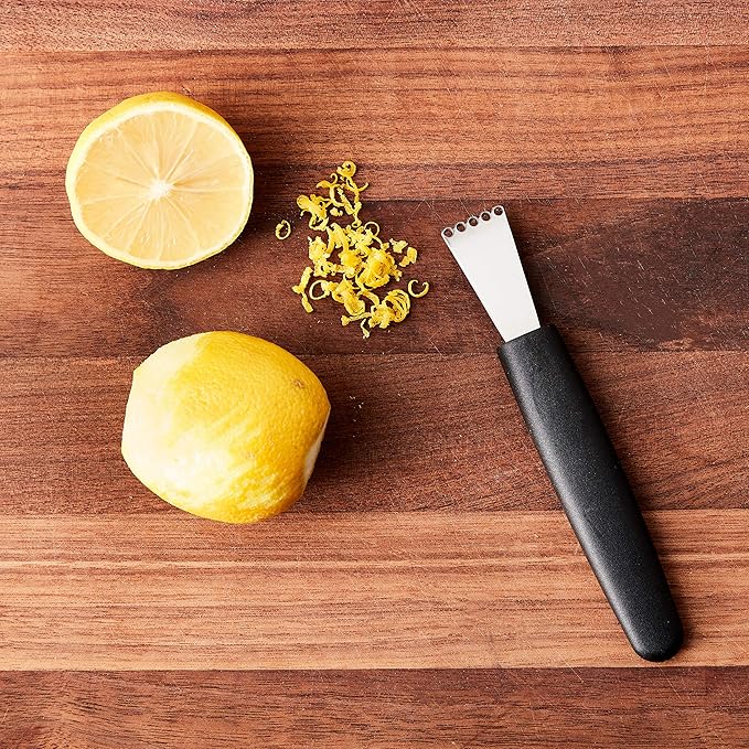 Mercer Culinary Citrus Zester - bulk packed,Black