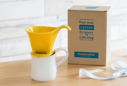 Zero Japan - Bee House Pour Over Coffee Dripper - Lead-Free & Cadmium-Free Ceramic Coffee Maker with Elegant Peek Hole, Drip Cone Brewer Coffee Gifts, Brewing Accessories - Black, Standard Size