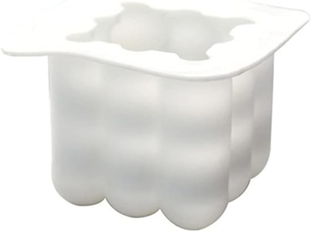 DIY 3D Candle Mold Handmade Aromatherapy Soy Wax Candle Silicone Mold Plaster Candles Mould UV Epoxy Resin Soap Molds (1 Big Cavity)