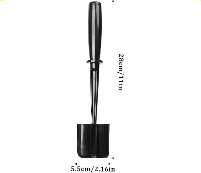 Ground Beef Chopper Tool, Meat Chopper, Hamburger Smasher Tool, Meat Masher Kitchen Tool, High Temperature Resistance, Scratch Resistant(2PC)