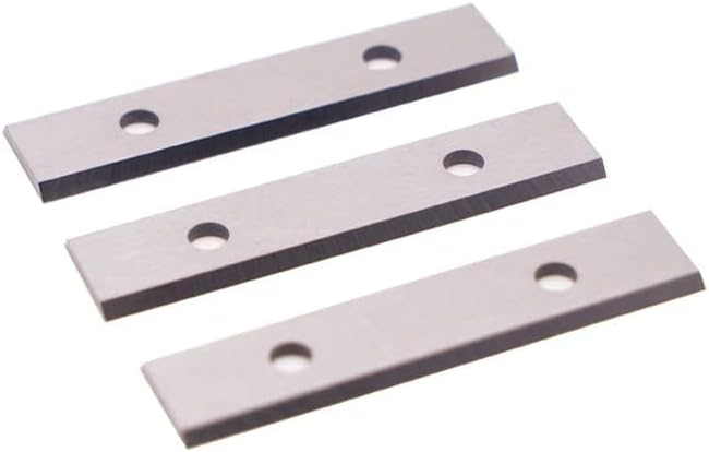 2.38"(60mm) Paint Scraper Carbide Blades Double-Edged Reversible Replacement Blade 2-3/8"(60X12X1.5mm) Fits Most equivalent General purpose Hand-Held Scrapers,10pcs By LU&MN