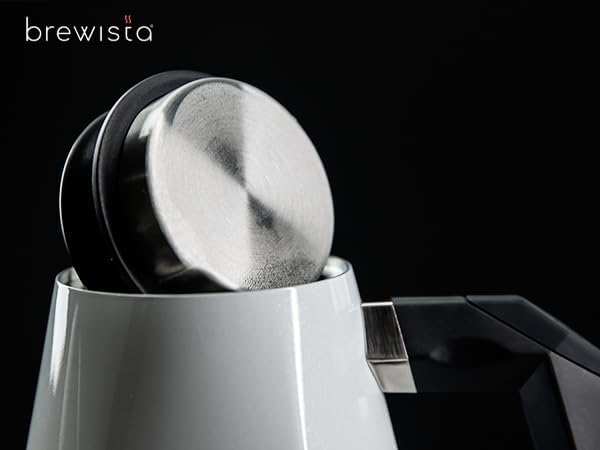 Brewista X Series Electric Gooseneck Kettle, Stainless Steel Water Boiler, Precise Digital Temperature Control, Fast Boiling, Keep Warm, Auto Shut-Off for Pour-Over Coffee & Tea, Home, 0.8L, Black