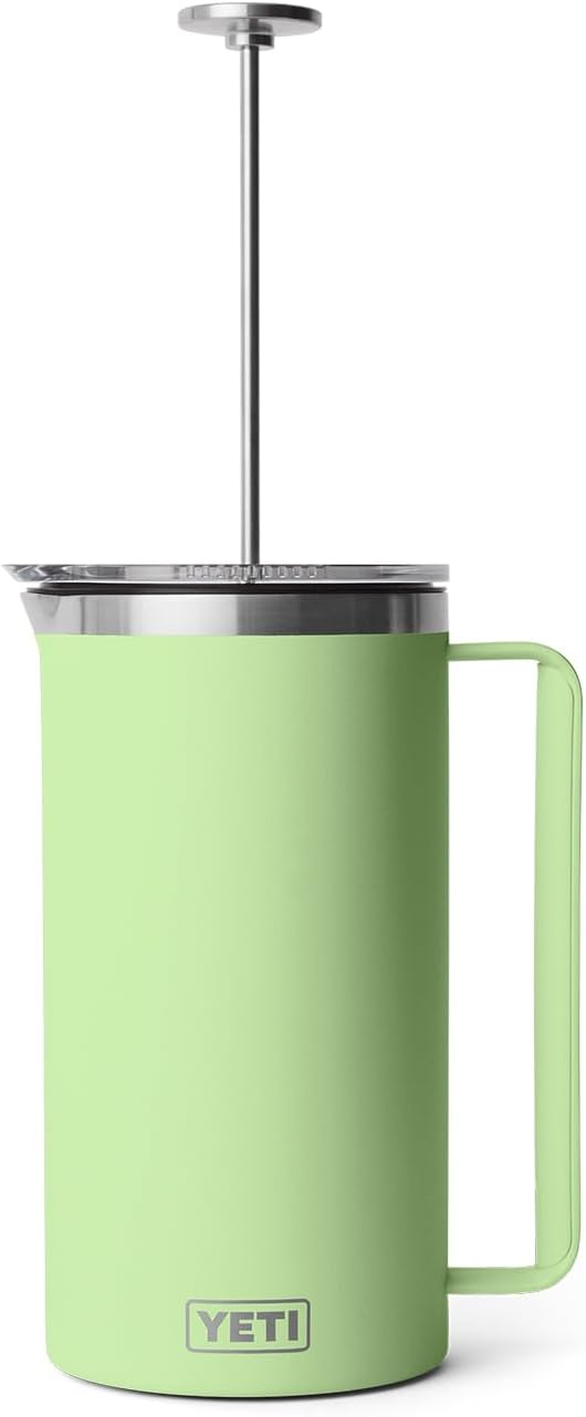 YETI Rambler 64 oz. French Press Coffee Maker, Key Lime
