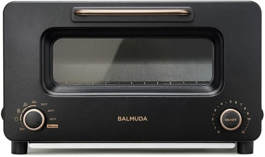BALMUDA The Toaster Pro | Steam Oven Toaster | 6 Modes: Shokupan, Golden Toast, Pizza, Croissant, Oven, Salamander Grill | Precise Temperature Control | Compact Design | Black
