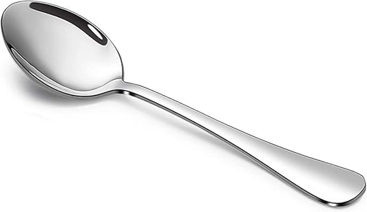 SANTUO Stainless Steel Teaspoon Set,12 Piece 6.7" Spoons Silverware,Dessert Spoons,Mirror Finish & Dishwasher Safe
