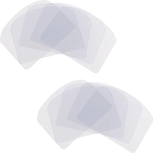 5 Pcs Transparent Transparent Cake Cream Scraper, Flexible Plastic Cake Scraper Decorating Tools, Decorating Clear Icing Smoother Tools for Cake Decoration