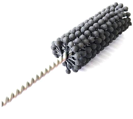 TwistFlex 15/16" 320SC Cylinder Hone, 0.9375” (23.8mm) Flexible Cylinder Honing & Deburring Tool for Hole Diameters 0.875"- 0.938“, 320 Grit Silicon Carbide, Pack of 1