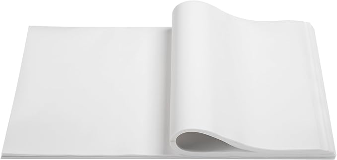 Beasea Parchment Paper Sheets, 200pcs 9x13 Inch White Precut Nonstick Heavy Duty Parchment Baking Paper Sheets for Air Fryer Cooking, Grilling, Frying and Steaming