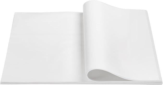 Beasea Parchment Paper Sheets, 200pcs 12x16 Inch White Precut Nonstick Heavy Duty Parchment Baking Paper Sheets for Air Fryer Cooking, Grilling, Frying and Steaming