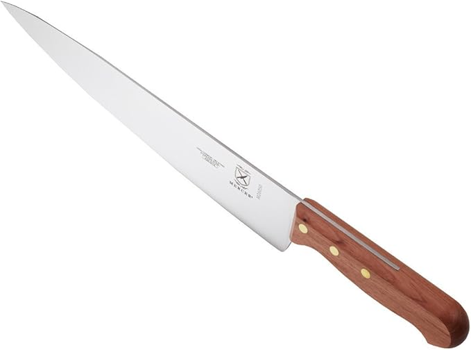 Mercer Culinary Praxis Chef Knife with Rosewood Handle, 10 Inch, Wood