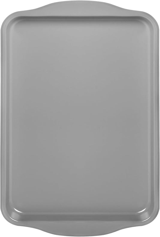 Baking Sheet Pan 18-Inch, Ceramic Non-Stick Carbon Steel Naturally Slick Coating Half-Sized Cookie Sheet Pan for Oven Roasting Meat Bread 18" x 13"