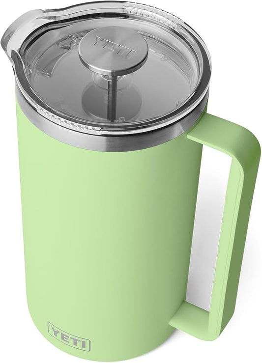 YETI Rambler 64 oz. French Press Coffee Maker, Key Lime