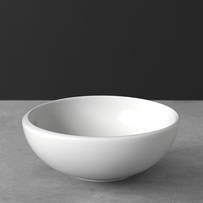 Villeroy & Boch NewMoon 12-Piece Dinnerware Set, Service for 4, Plates & Bowls, Premium Porcelain, Made in Germany