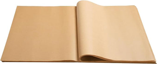 Beasea Parchment Paper Sheets for Baking, 200pcs 16x24 Inch Unbleached Precut Nonstick Heavy Duty Natural Parchment Baking Paper Sheets for Air Fryer Cooking, Grilling, Frying and Steaming