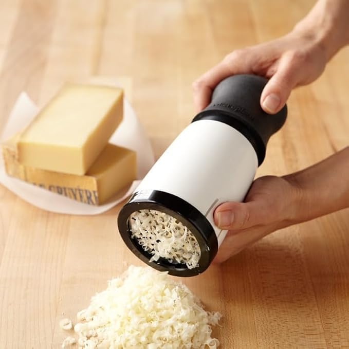 Portable Manual Cheese Grinder Mill Quick Grating and Slicing Cheese Shredder Chopper and Kitchen Grinding Tool
