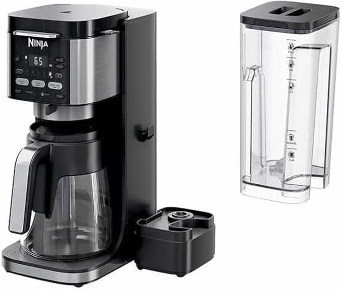 Ninja CFP105 DualBrew Hot & Iced Coffee Maker Black (Renewed) Bundle with 2 YR CPS Enhanced Protection Pack
