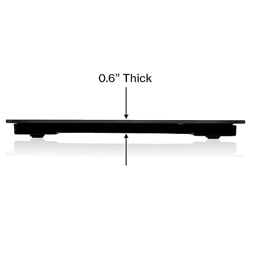 Glass Platform Digital Kitchen Scale - for Food Coffee Lab - LCD Display gram Ounces lb:oz fl.oz ml - 11 LB/5 KG Capacity - Battery Included - Black by The Display Guys