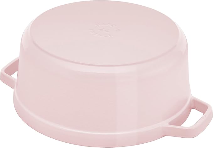 Staub Cast Iron 4-qt Round Dutch Oven - Peony Pink