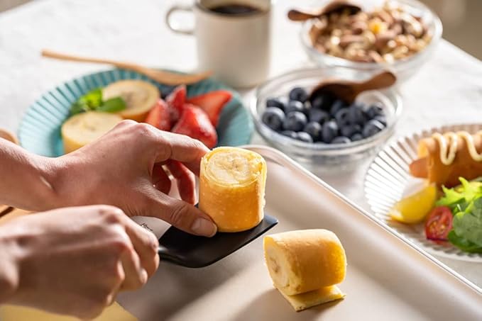 Short Spatula, Stylish Kitchen Tool, Flexible Non Stick Heat Resistant Nylon Turner Spatula, Wooden Short Handle, Cooking for Fish, Eggs, Pancakes