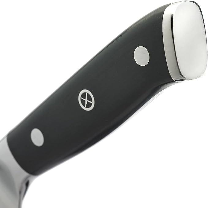 Mercer Culinary M13780 Premium Grade Super Steel, 8-Inch Chef's Knife w/Leaf Pattern Blade, G10 Handle