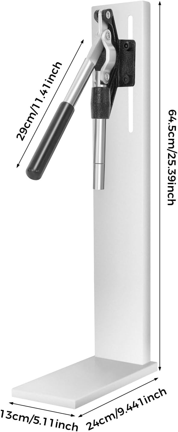 Wine Bottle Corker Press, Stainless Steel Manual Corker Cork, Bottle Capper for Bottling, Wine Bottle Inserting Stopper Tool with 2 Pom Heads for Wineries, Bars, and Restaurants