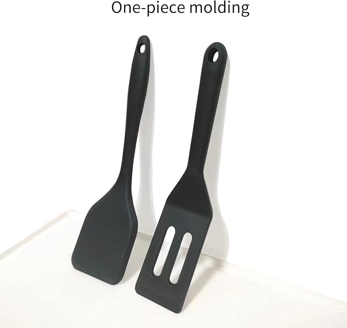 Mini Small Spatula, 2 Pieces Flexible Nonstick Brownie Silicone Tiny Spatula