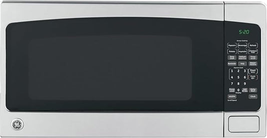 GE GCST07N1WSS Microwave Oven, 700-watt 6 Auto Cooking Settings, Child-Lock Technology, Kitchen Essentials for The Countertop, Dorm Room or Apartment, 0.7 Cu. Ft, Stainless Steel