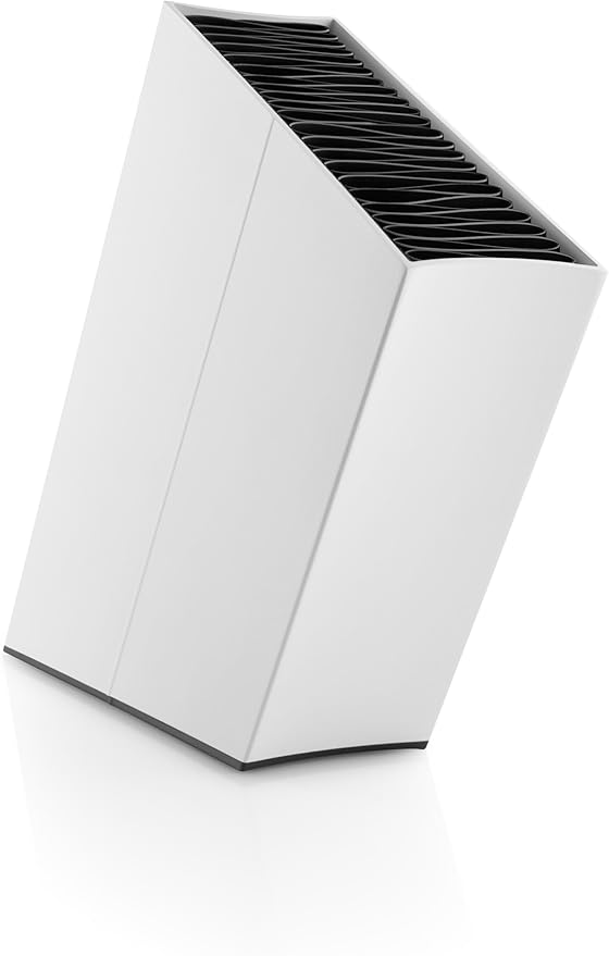 EVA SOLO | Angled Aluminum Knife Stand | Holds up to 20 knives (Sold Separatly) | Easy to Clean | Danish Design, Functionality & Quality | White