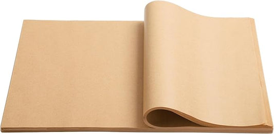 Beasea Parchment Paper Sheets for Baking, 200pcs 9x13 Inch Unbleached Precut Nonstick Heavy Duty Natural Parchment Baking Paper Sheets for Air Fryer Cooking, Grilling, Frying and Steaming