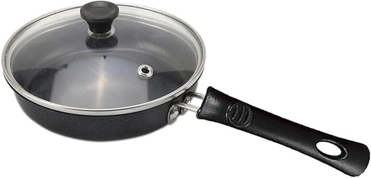 Mini Nonstick Omelet Pan with Lid, 6.3 Inch Single Serve Frying Pan Skillet, Dishwasher Safe, Multipurpose Pan Designed for Eggs, Omelets, Pancakes, Dishwasher Safe