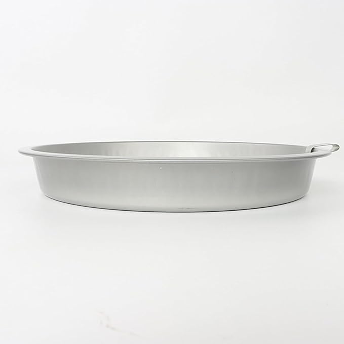 Easy Release Pans Round with Lever, 9.7" Quick Release Easy-Out Cake Pan Set,Baking Tools Pans Stainless Steel Round,Apple Pie Bake & Serve Sets, For All Kinds of Bases (3)