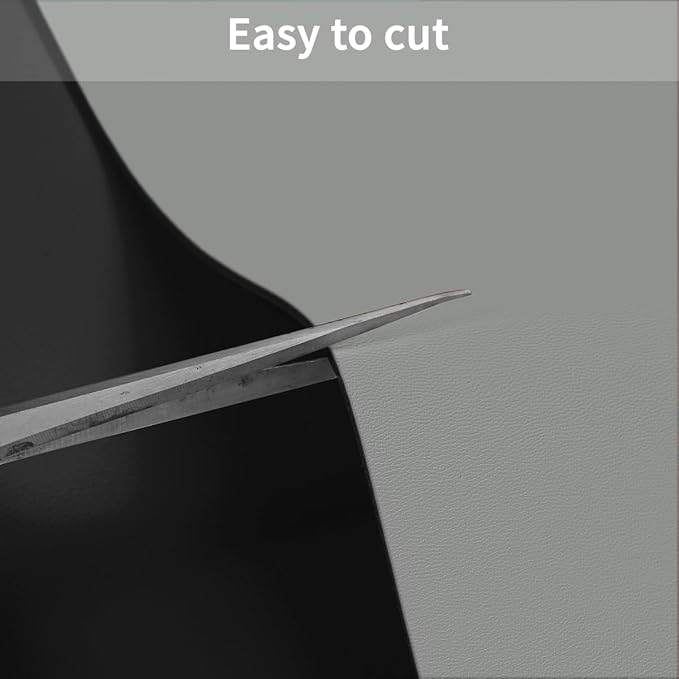 Leather Dresser Cover,1.8mm Thick,14x72 Inch,Dresser Protector Top,Dresser Top Protector,Dresser Cover Top,Dresser Top Cover,Dresser Cover Top for Bedroom.(Black+Gray,14x72)