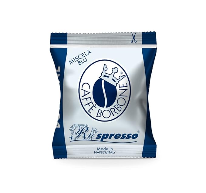 Caffè Borbone Coffee Capsules, Blue Blend, Medium Roast, 50 Count, Compatible with Nespresso, Made in Italy